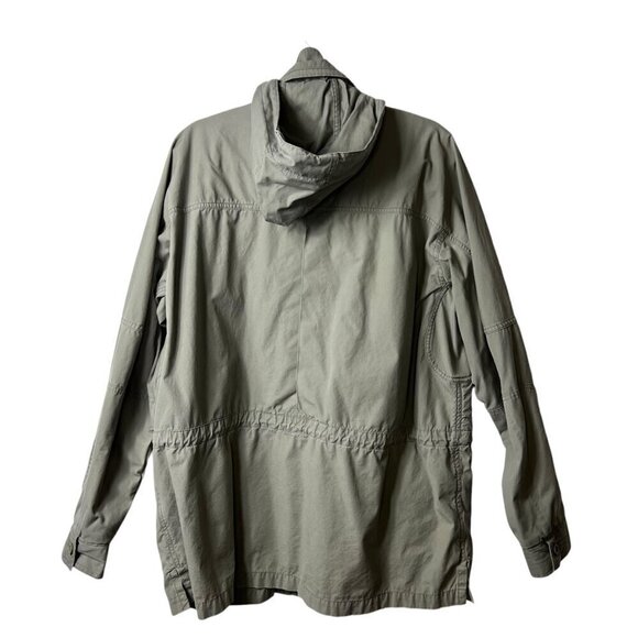 VTG L.L. Bean Safari Hunting Photography Military Button Shirt Jacket Large RARE - Picture 3 of 12